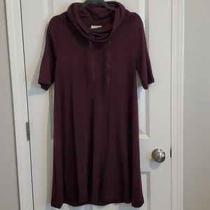 Loft Sweater Cowl Neck Dress